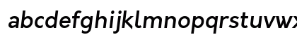 Orkney Medium MediumItalic Lowercase Preview