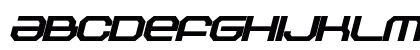 Outland Black Italic Lowercase Preview