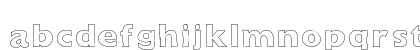 Outline Medium Lowercase Preview