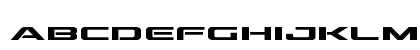 Outrider Semi-Bold Semi-Bold Lowercase Preview