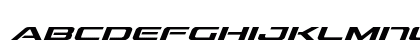 Outrider Semi-Condensed Italic Semi-Condensed Italic Lowercase Preview