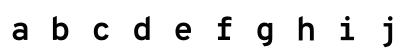 OverpassMono Nerd Font Mono Bold Lowercase Preview