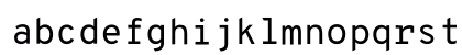 Overpass Mono Regular Lowercase Preview