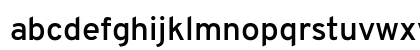Overpass SemiBold Lowercase Preview