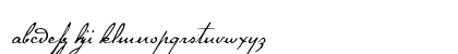 P22 Gauguin Regular Lowercase Preview