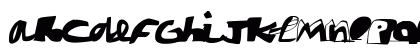 paintblack Regular Lowercase Preview