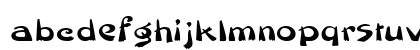 Paintbrush Bold Lowercase Preview