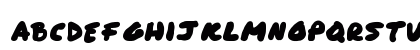 paintbrush Medium Lowercase Preview