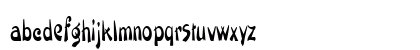 PaintbrushCondensed Regular Lowercase Preview