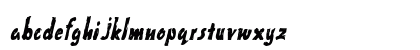 Paint-Condensed Italic Lowercase Preview
