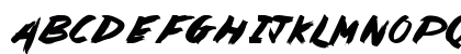 Painted Lady Regular Lowercase Preview