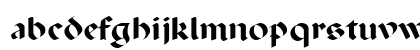 Paladin Medium Lowercase Preview
