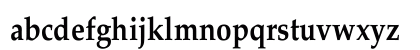 Palatino-Bold Th Regular Lowercase Preview