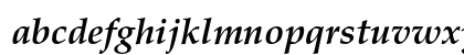 Palatino Bold Italic Old Style Figures Preview
