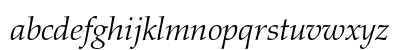 Palatino LT Std Light Italic Preview