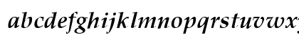 Palisade Bold Italic Lowercase Preview