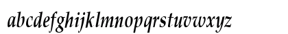 PalisadeCondensed Bold Italic Lowercase Preview