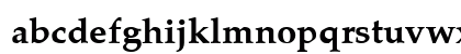 Palm Springs Bold YU Regular Lowercase Preview