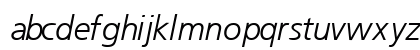 PalmaLightSSK Italic Lowercase Preview