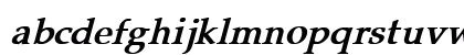 Palomar-BoldIta Normal Lowercase Preview