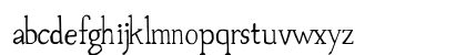 Palovsky Regular Lowercase Preview