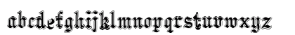 Pamela Regular Lowercase Preview