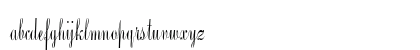 PantagraphScript Regular Lowercase Preview