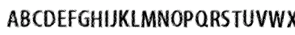 Panther Scratches Regular Lowercase Preview