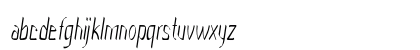 Pantrio Condensed Italic Lowercase Preview