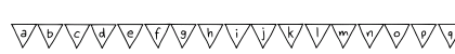 Paper Banner Regular Lowercase Preview