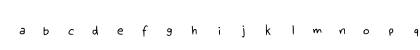 Paper Banner Sans Regular Lowercase Preview