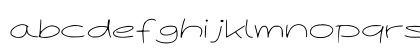 Paper Plane Light Lowercase Preview