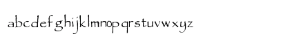 Papyrus Normal Lowercase Preview