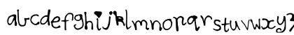 paradise Medium Lowercase Preview