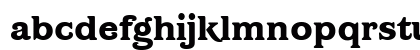 ParagonHeavy Regular Lowercase Preview