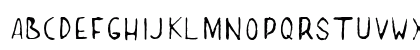 Parana Regular Lowercase Preview
