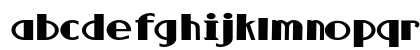 Parisian Nights Expanded Bold Lowercase Preview