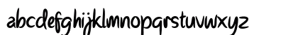 Parisien Night Regular Lowercase Preview
