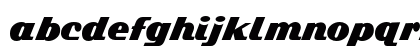 Pasitano Condensed Regular Lowercase Preview