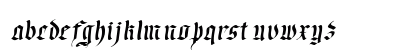 Passeul Oblique Lowercase Preview