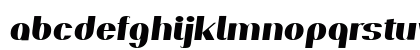PassionSansPDap ExtraBoldItalic Lowercase Preview