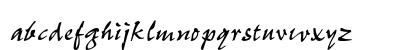 Pepita MT Std Regular Lowercase Preview