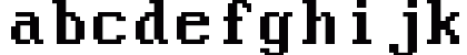 Perfect DOS VGA 437 Win Regular Lowercase Preview