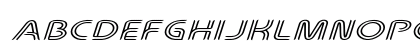 Perneon Extra-expanded Italic Preview