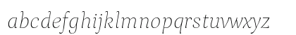 Petrona Thin Italic Lowercase Preview