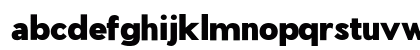 Pier Sans Black Regular Lowercase Preview
