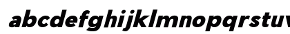 Pier Sans Black Italic Lowercase Preview