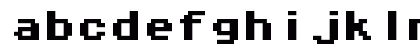 Pixel Operator Mono 8 Bold Preview