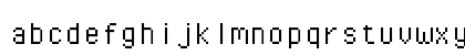 Pixel Operator Mono Regular Lowercase Preview