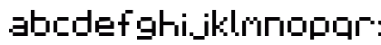 Pixilator Regular Lowercase Preview